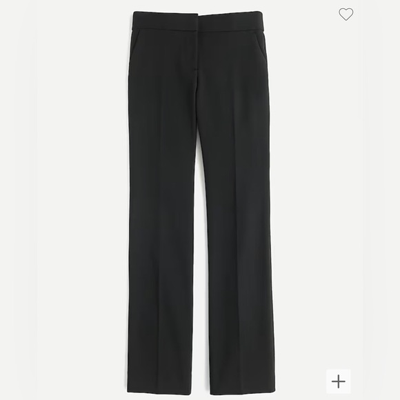 J. Crew Edie Full Length Trouser Slacks Pants, Black - Picture 1 of 4